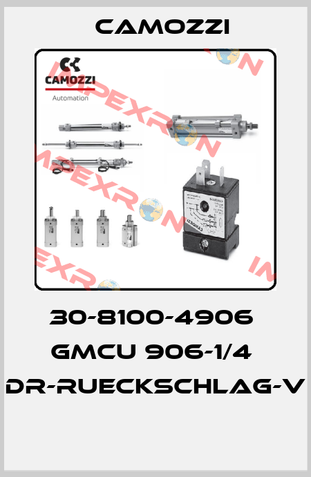 30-8100-4906  GMCU 906-1/4  DR-RUECKSCHLAG-V  Camozzi
