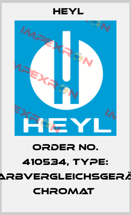 Order No. 410534, Type: Farbvergleichsgerät Chromat  Heyl