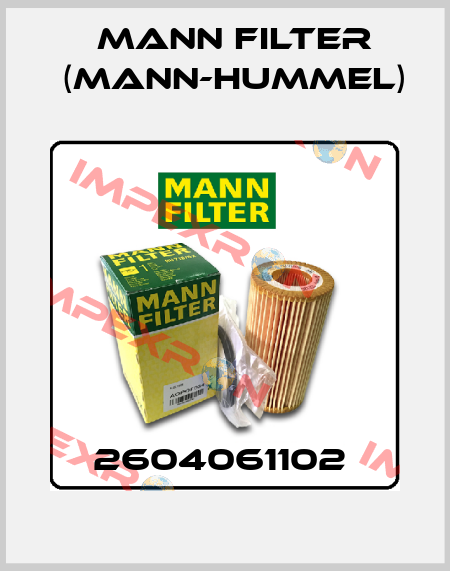 2604061102  Mann Filter (Mann-Hummel)