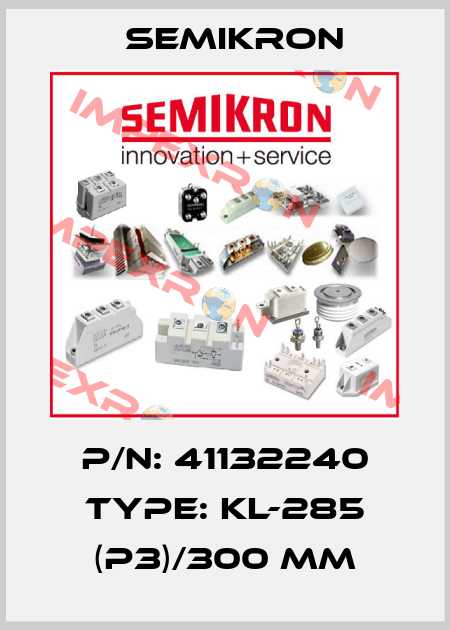 P/N: 41132240 Type: KL-285 (P3)/300 mm Semikron