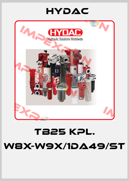 TB25 kpl. W8x-W9x/1DA49/ST  Hydac