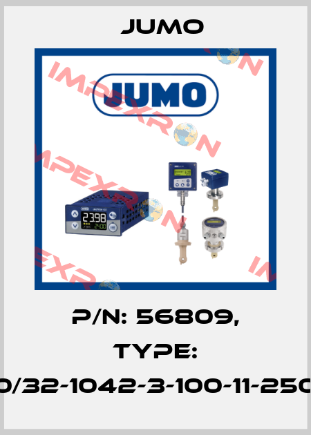 p/n: 56809, Type: 901250/32-1042-3-100-11-2500/000 Jumo