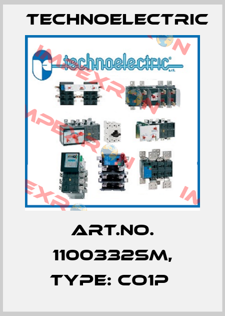 Art.No. 1100332SM, Type: CO1P  Technoelectric