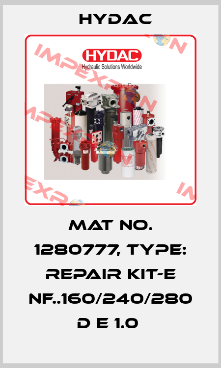 Mat No. 1280777, Type: REPAIR KIT-E NF..160/240/280 D E 1.0  Hydac