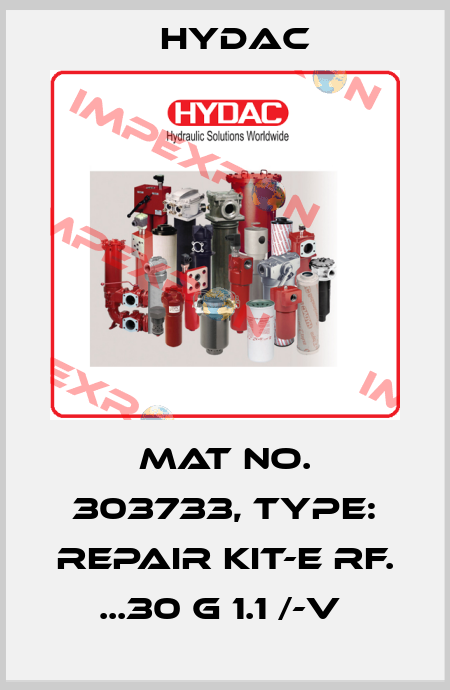 Mat No. 303733, Type: REPAIR KIT-E RF. ...30 G 1.1 /-V  Hydac