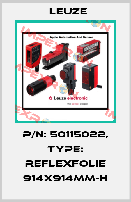 p/n: 50115022, Type: Reflexfolie 914x914mm-H Leuze