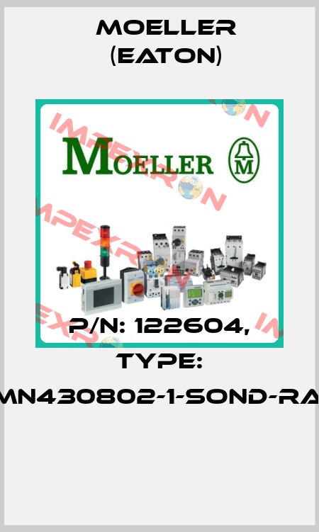 P/N: 122604, Type: XMN430802-1-SOND-RAL*  Moeller (Eaton)