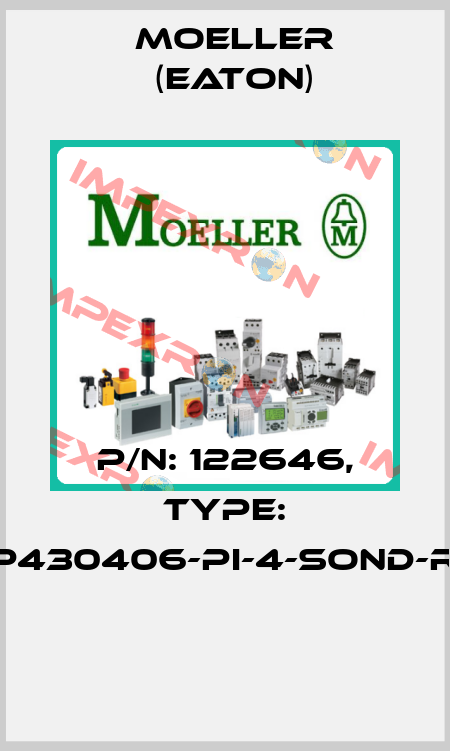 P/N: 122646, Type: XMP430406-PI-4-SOND-RAL*  Moeller (Eaton)