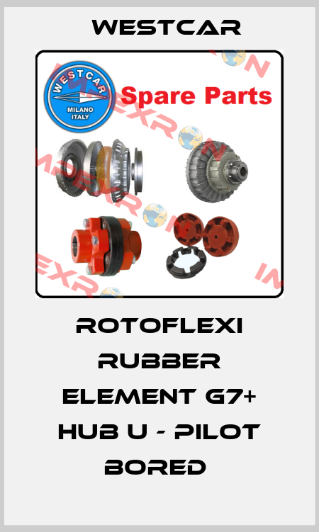 Rotoflexi Rubber Element G7+ Hub U - pilot bored  Westcar