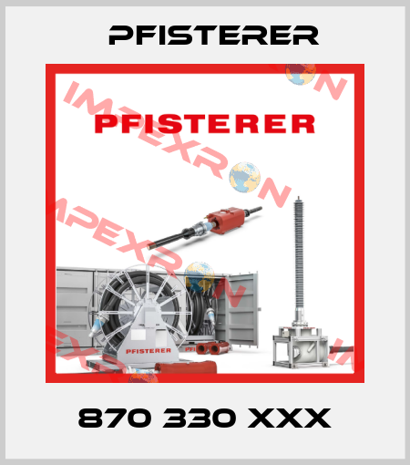 870 330 XXX Pfisterer