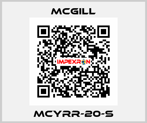 MCYRR-20-S McGill
