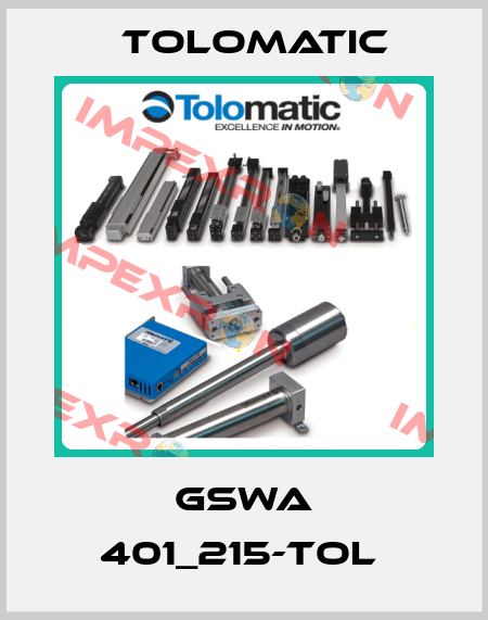 GSWA 401_215-TOL  Tolomatic