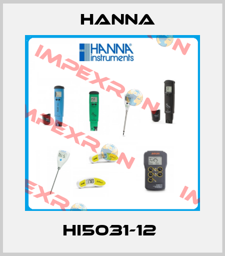 HI5031-12  Hanna