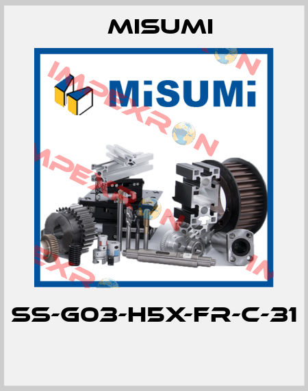 SS-G03-H5X-FR-C-31  Misumi