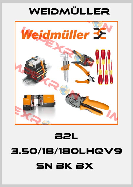 B2L 3.50/18/180LHQV9 SN BK BX  Weidmüller