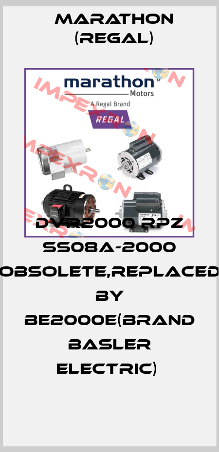 DVR2000 RPZ SS08A-2000 obsolete,replaced by BE2000E(brand Basler Electric)  Marathon (Regal)