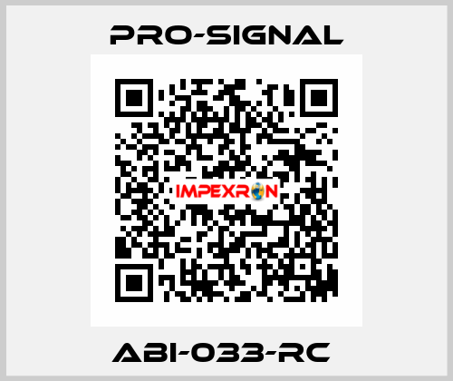 ABI-033-RC  pro-signal