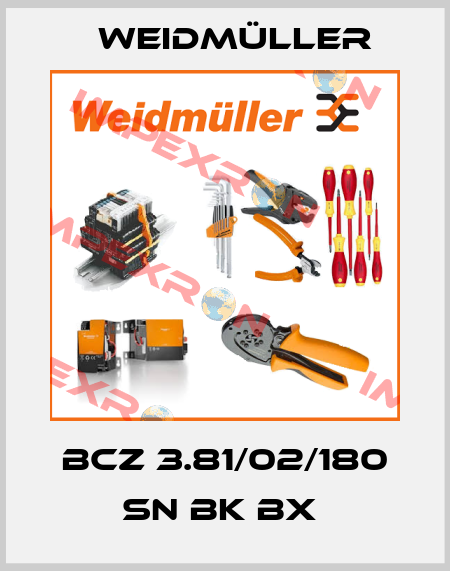 BCZ 3.81/02/180 SN BK BX  Weidmüller