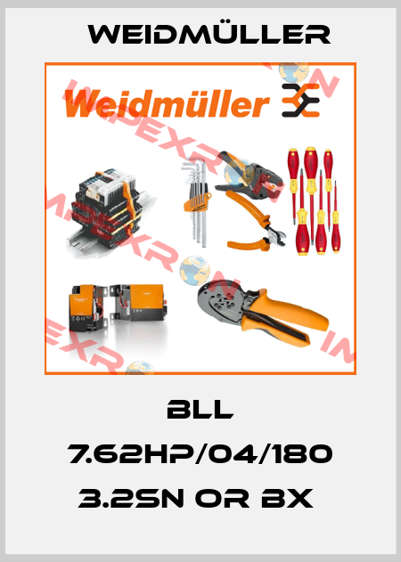 BLL 7.62HP/04/180 3.2SN OR BX  Weidmüller
