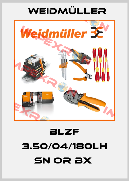 BLZF 3.50/04/180LH SN OR BX  Weidmüller