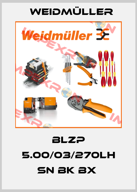 BLZP 5.00/03/270LH SN BK BX  Weidmüller