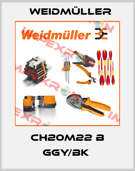 CH20M22 B GGY/BK  Weidmüller