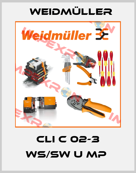 CLI C 02-3 WS/SW U MP  Weidmüller