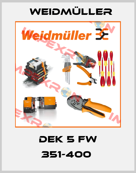 DEK 5 FW 351-400  Weidmüller