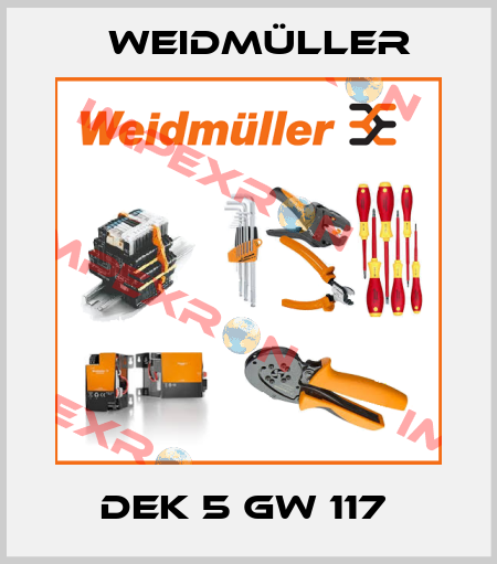 DEK 5 GW 117  Weidmüller