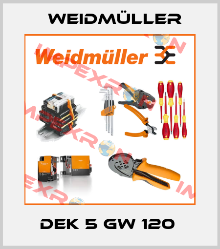 DEK 5 GW 120  Weidmüller