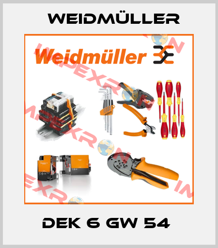 DEK 6 GW 54  Weidmüller