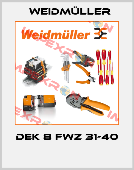 DEK 8 FWZ 31-40  Weidmüller