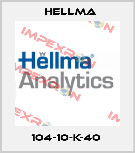 104-10-K-40  Hellma