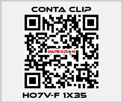 HO7V-F 1X35      Conta Clip