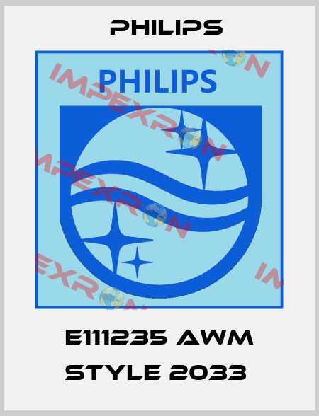 E111235 AWM STYLE 2033  Philips