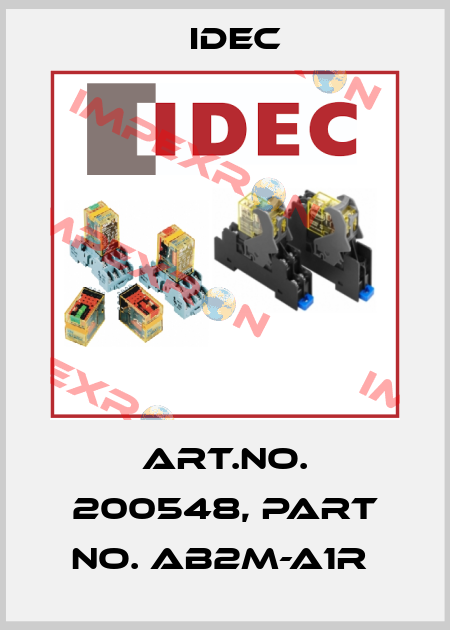 Art.No. 200548, Part No. AB2M-A1R  Idec