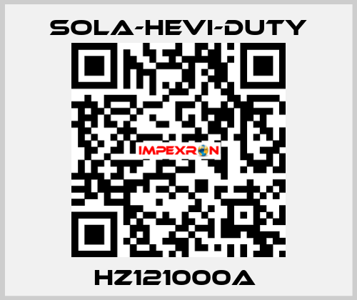 HZ121000A  Sola-Hevi-Duty