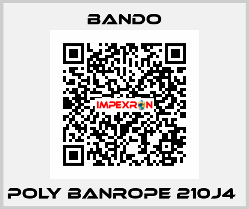POLY BANROPE 210J4  Bando