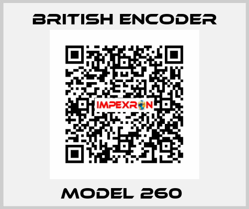 Model 260  British Encoder