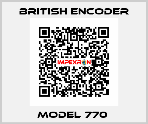 Model 770  British Encoder