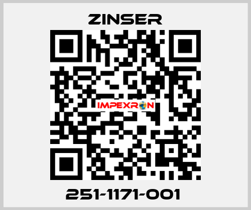  251-1171-001  Zinser