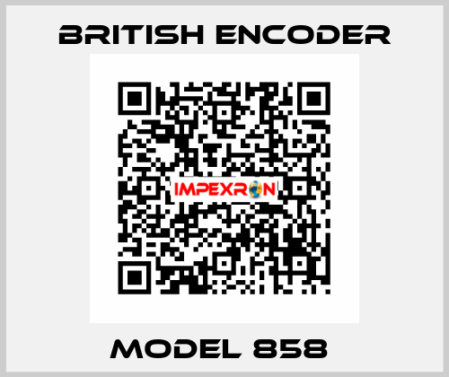 Model 858  British Encoder