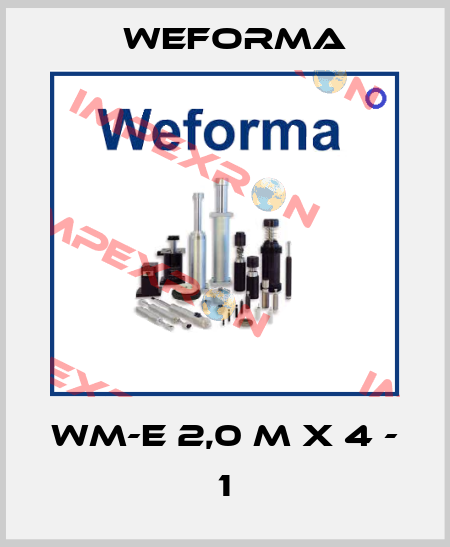 WM-E 2,0 m x 4 - 1 Weforma