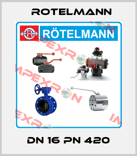 DN 16 PN 420 Rotelmann
