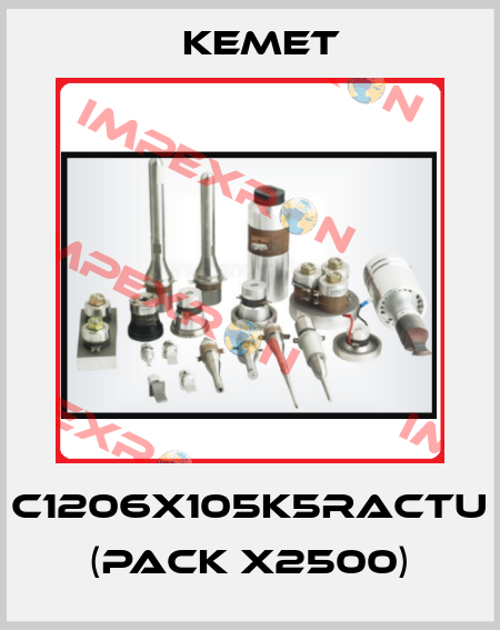 C1206X105K5RACTU (pack x2500) Kemet