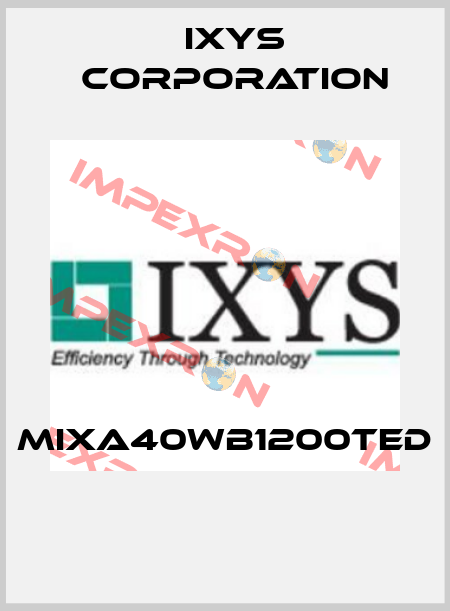 MIXA40WB1200TED  Ixys Corporation