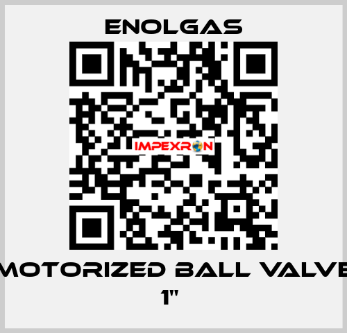 MOTORIZED BALL VALVE 1"  Enolgas