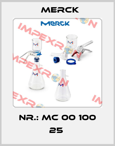 NR.: MC 00 100 25  Merck