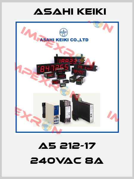 A5 212-17 240VAC 8A Asahi Keiki