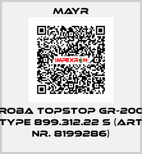 Roba Topstop Gr-200 Type 899.312.22 S (art Nr. 8199286) Mayr